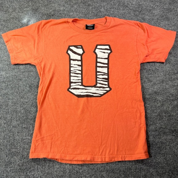 Undefeated Other - Undefeated Mens Zebra U Logo Graphic T-Shirt Peach Pink Small Streetwear Tee